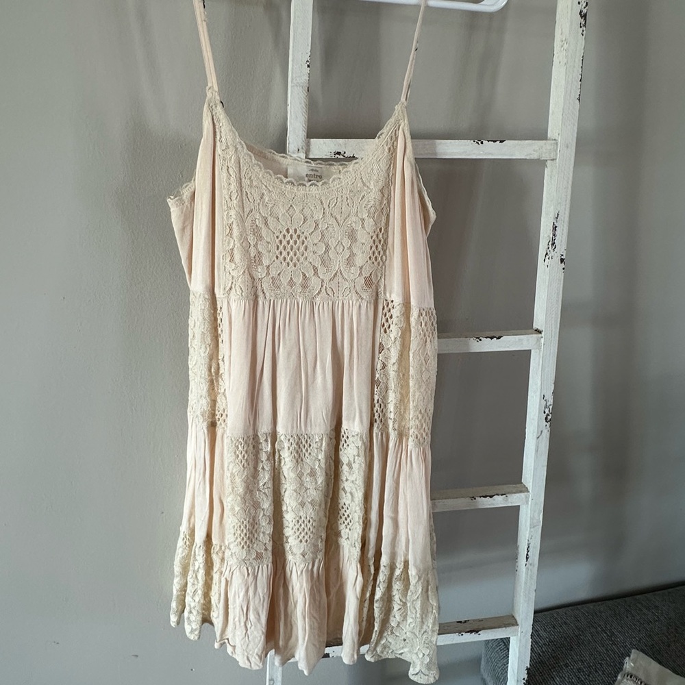 Lace Boho Cream Dress